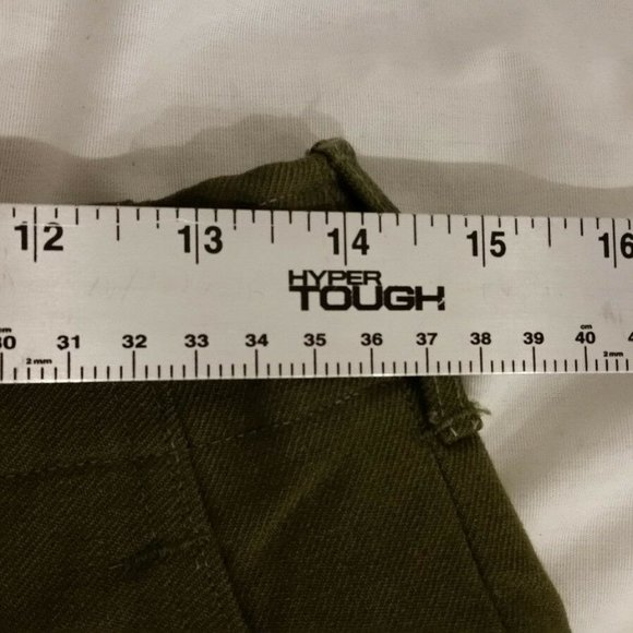NEW OLD STOCK KOREAN WAR szSMALL/REGULAR OG 108 WOOL OD FIELD TROUSERS JJ 988 - Picture 7 of 12